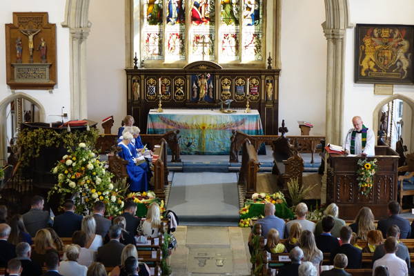 Harvest Festival service.