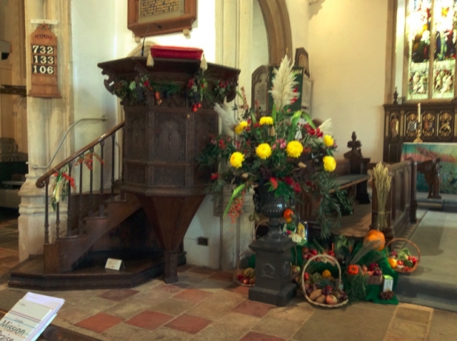 Harvest Festival at Aldeburgh Parish Church